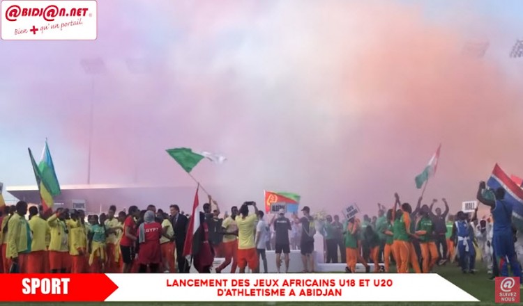 Launch of the African U18 and U20 athletics games in Abidjan